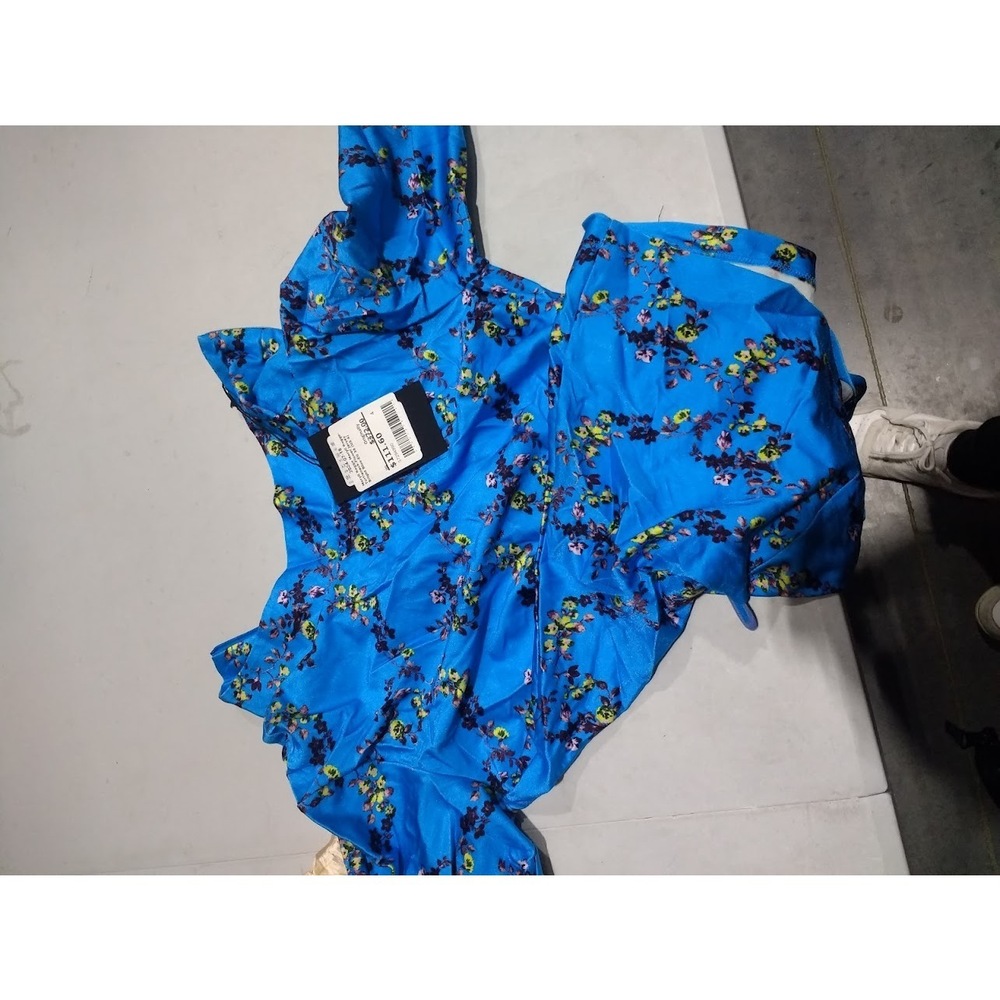 Meryll Rogge-Turtleneck-Flower Jersey Bright Blue 4